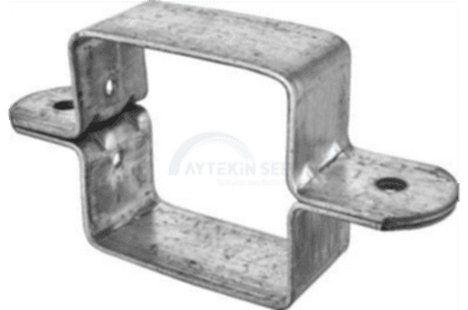 çiftli profil kelepçesi, Aytekin Sera Sistemleri, dayanıklı sera bağlantı elemanları, galvaniz kaplama kelepçe, sera projeleri için bağlantı çözümleri, çift profil bağlantı sistemi