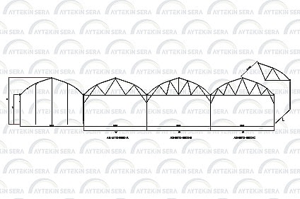 9,6 metre tünel sera, geniş üretim serası, modern seracılık, topraksız tarım, Aytekin Sera, dayanıklı sera yapıları, ekonomik sera çözümleri.